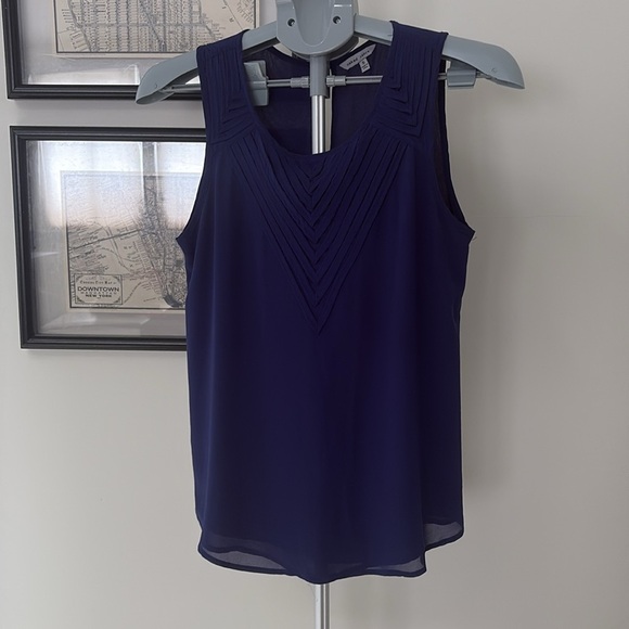 Naked Zebra Deep Blue Tank Top, Size Small - Picture 7 of 7